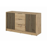 KOMMODE - JOHN 3D Artisan - Eiche Artisan, Holzwerkstoff (155/86/45cm)