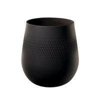 VASE Manufacture Collier Noir 23 cm - Schwarz, Keramik (22.5cm) - Villeroy & Boch