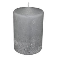 DEKOKERZE Gradient-Optik 10/10/15 cm - Grau, Paraffin (10/15/10cm) - Atmosphera Createur d´interieur