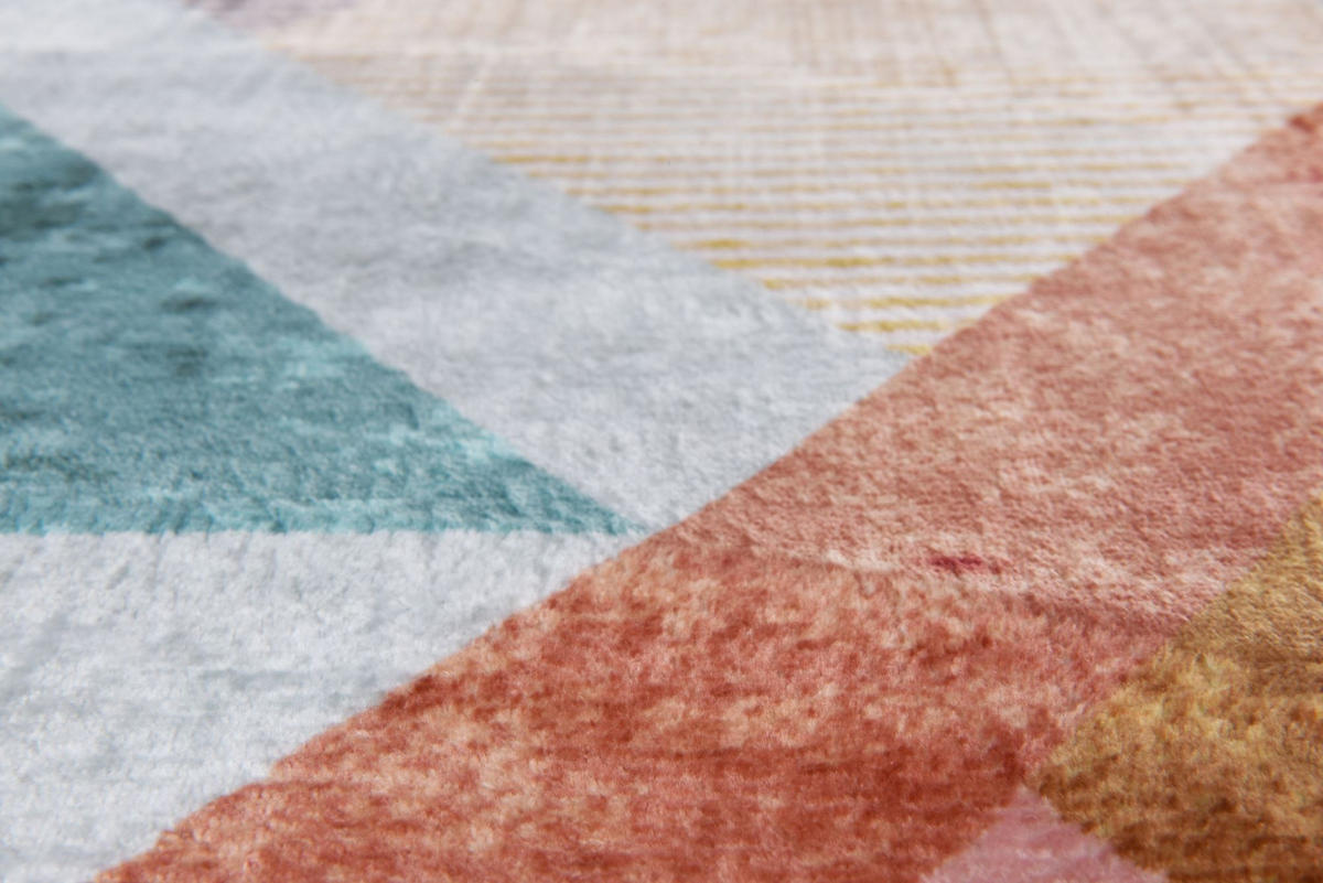 KURZFLORTEPPICH Rachele 140x200 cm - Multicolor, Textil (140/200cm) - Gino Falcone
