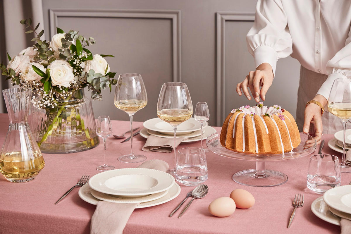 WEINGLÄSER, 4er-Set, 610 ml, Handgemacht - Transparent, Glas (0.61L) - Krosno Glass