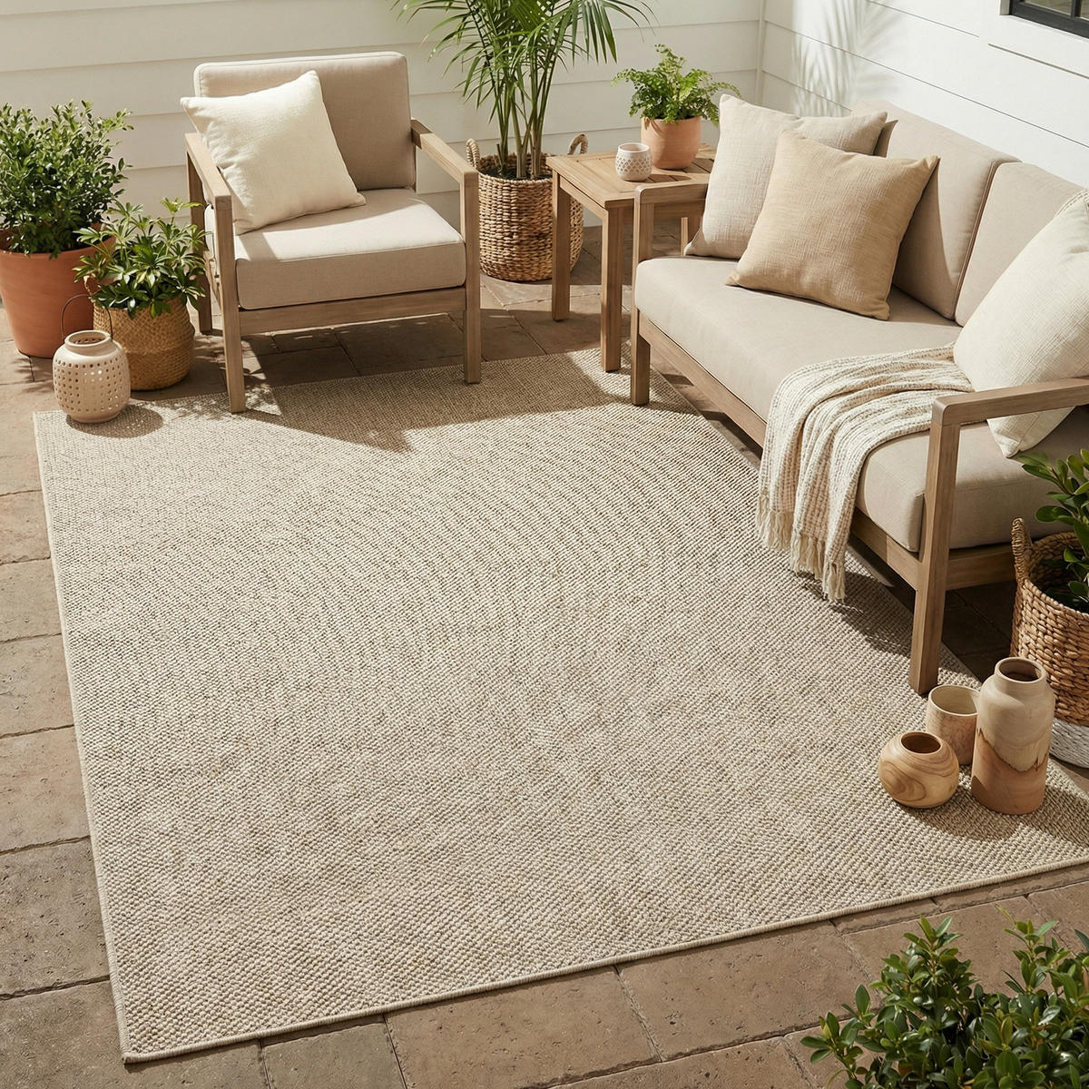 TEPPICH CALMA braun modern 80/150 cm - Braun, Textil (80/150cm) - Tapiso