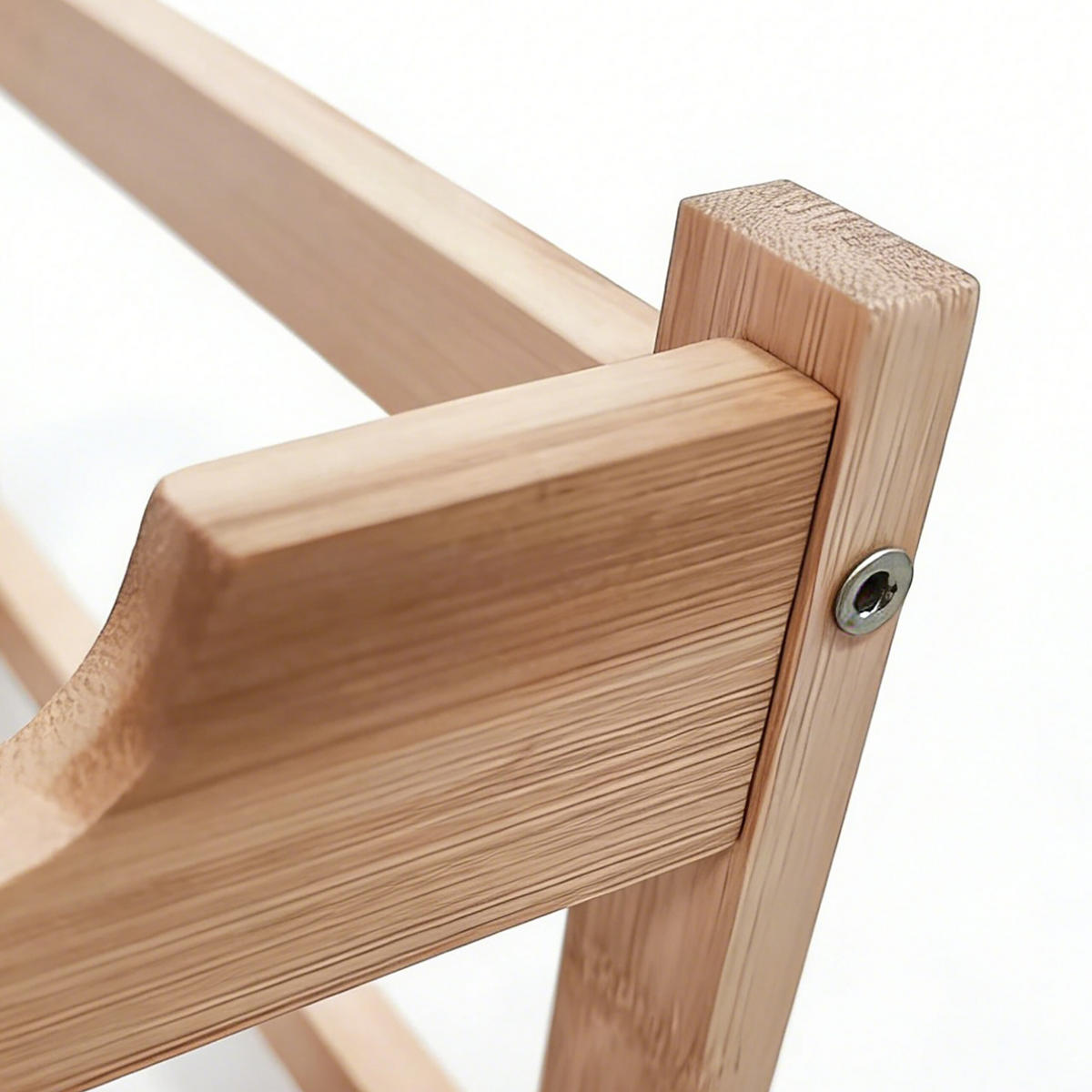 WEINREGAL - Hellbraun, Holz (45/42/45cm) - Relaxdays