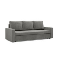 SOFA Neo mit gerader Armlehnen hellgrau - Hellgrau, Textil (220/92/92cm) - SIMKAM Furniture