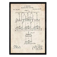 POSTER Bierbrauer Patent A3 Rahmenlos - Klar, Papier (29.7/5/42cm) - Nacnic