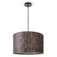 PENDELLEUCHTE Hugo Pd1 Pil 005 - Schwarz, Metall (45.5/45.5/27cm) - Paco Home