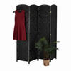 PARAVENT - Schwarz, Holz/Papier (160/170/2cm) - Relaxdays