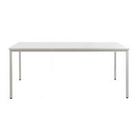 BÜROTISCH Arctic Wolf Rechteckig 75x80x200cm Lichtgrau - Grau, Holz/Kunststoff (200/80/75cm) - PROREGAL