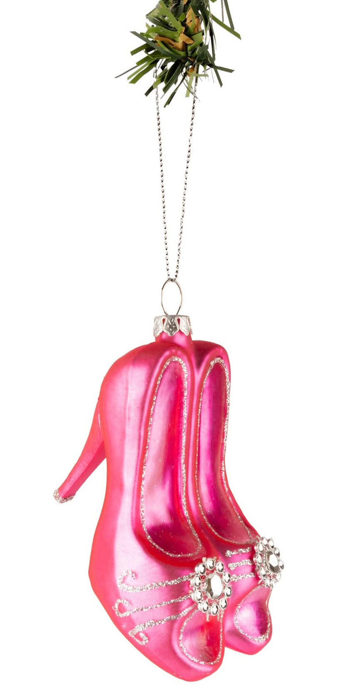 WEIHNACHTSKUGEL Hacken 11 cm - Pink, Glas (6/12/1cm)