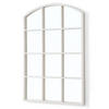 FENSTERSPIEGEL Bogenrahmen 76/52 cm - Weiß, Glas (52/76/3cm) - Giftdecor