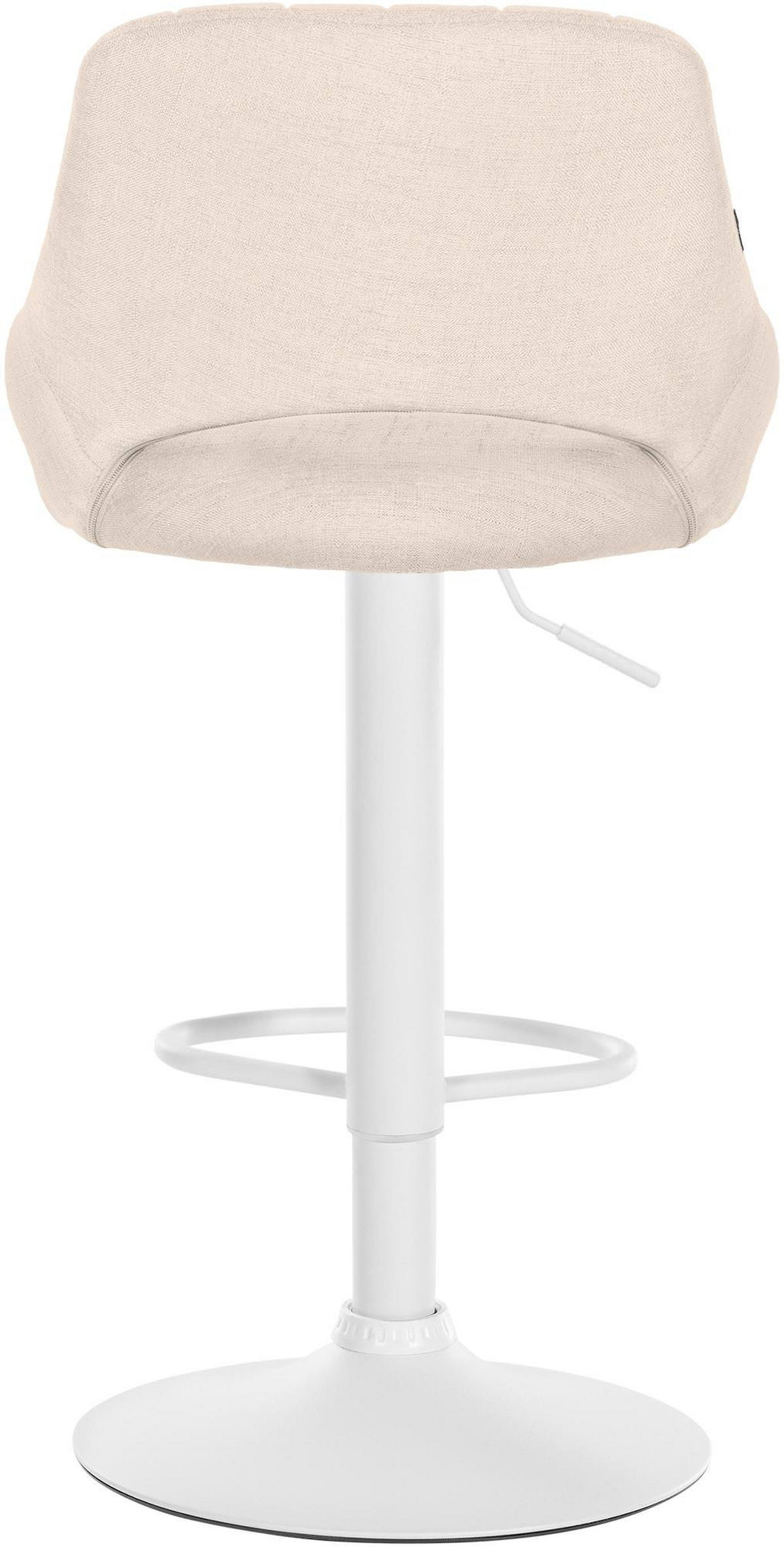 BARHOCKER 2er Set Stoff creme - Creme, Textil (47/85/48cm) - CLP