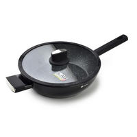 SCHMORPFANNE Valerian Schwarz 48.5/30/9.5 cm Metall - Schwarz, Metall (48.5cm) - Mondex