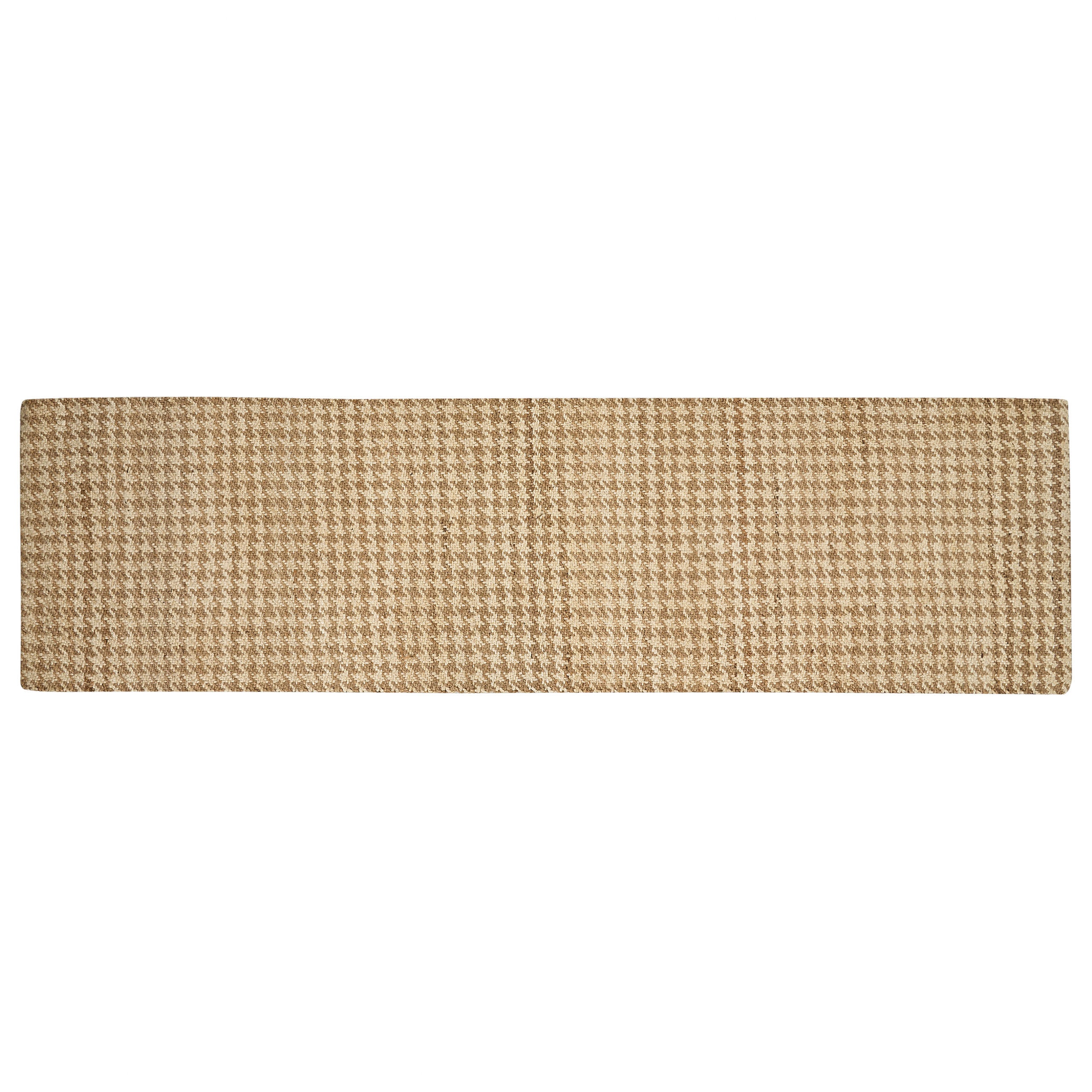 KURZFLOR-TEPPICH Beige 80/300 cm Araptepe - Beige, Naturmaterialen (80/300cm) - Beliani