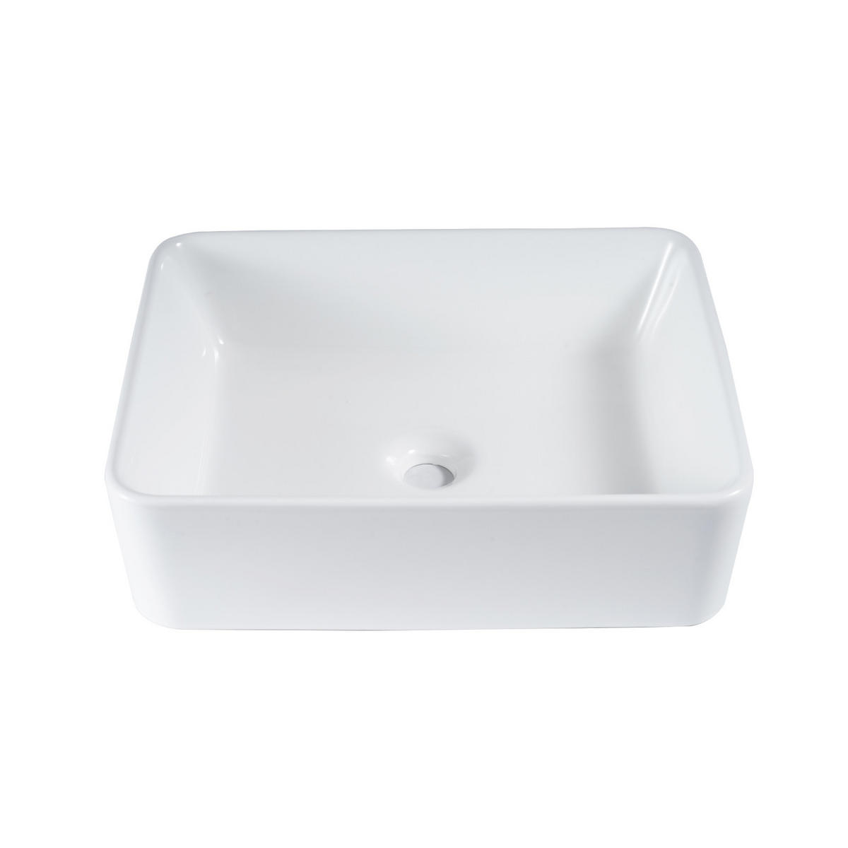 WASCHBECKEN Weiß 22/10/40 - Weiß, Keramik (22/10/40cm) - ZMH