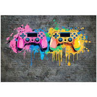 FOTOTAPETE Kinderzimmer Junge Gaming Vlies Tapete Kinder 400x280 - Multicolor, Papier (400/280cm) - Wallarena