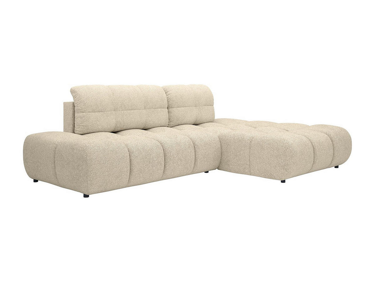 SCHLAFSOFA - 5 Personen - stoff - beige Jocima - Beige, Kunststoff/Textil (292/96/193cm) - Vente-Unique