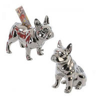 DEKOSKULPTUR Spardose Bulli, 2er Set, Porzellan, Silberfarben - Silberfarben, Keramik (11/16/20cm) - Gilde