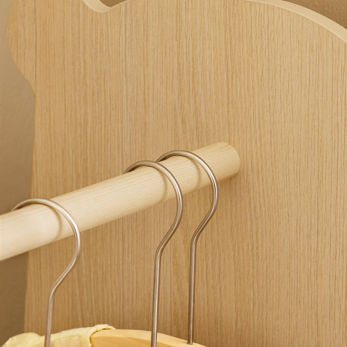 KINDERKLEIDERSTÄNDER Natur - Naturfarben, Holzwerkstoff (71/110/40cm) - SoBuy