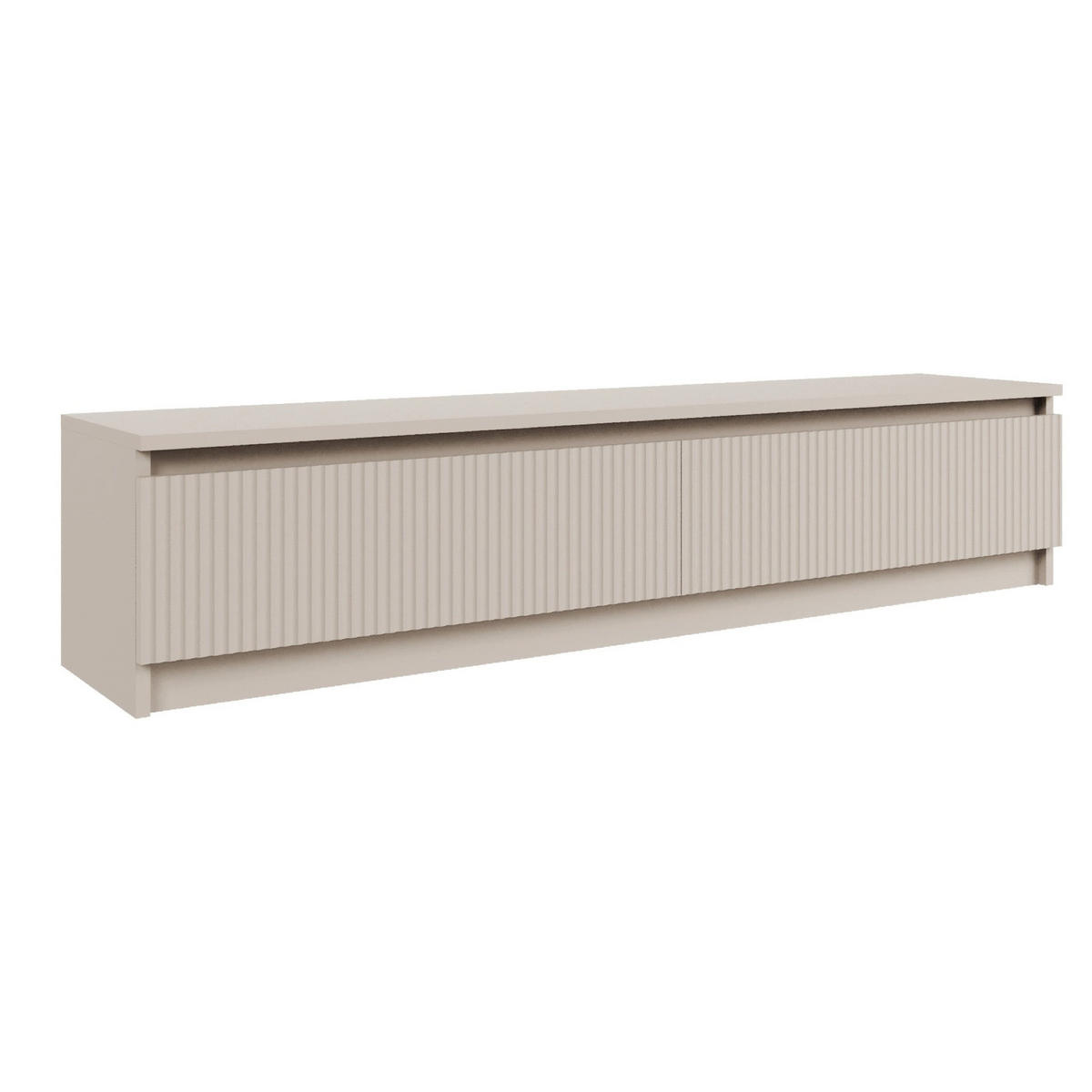 TV stolík Sandia kašmírovo sivý 137/30/30 cm - taupe, kompozitné drevo (138.6/30/30cm) - Selsey
