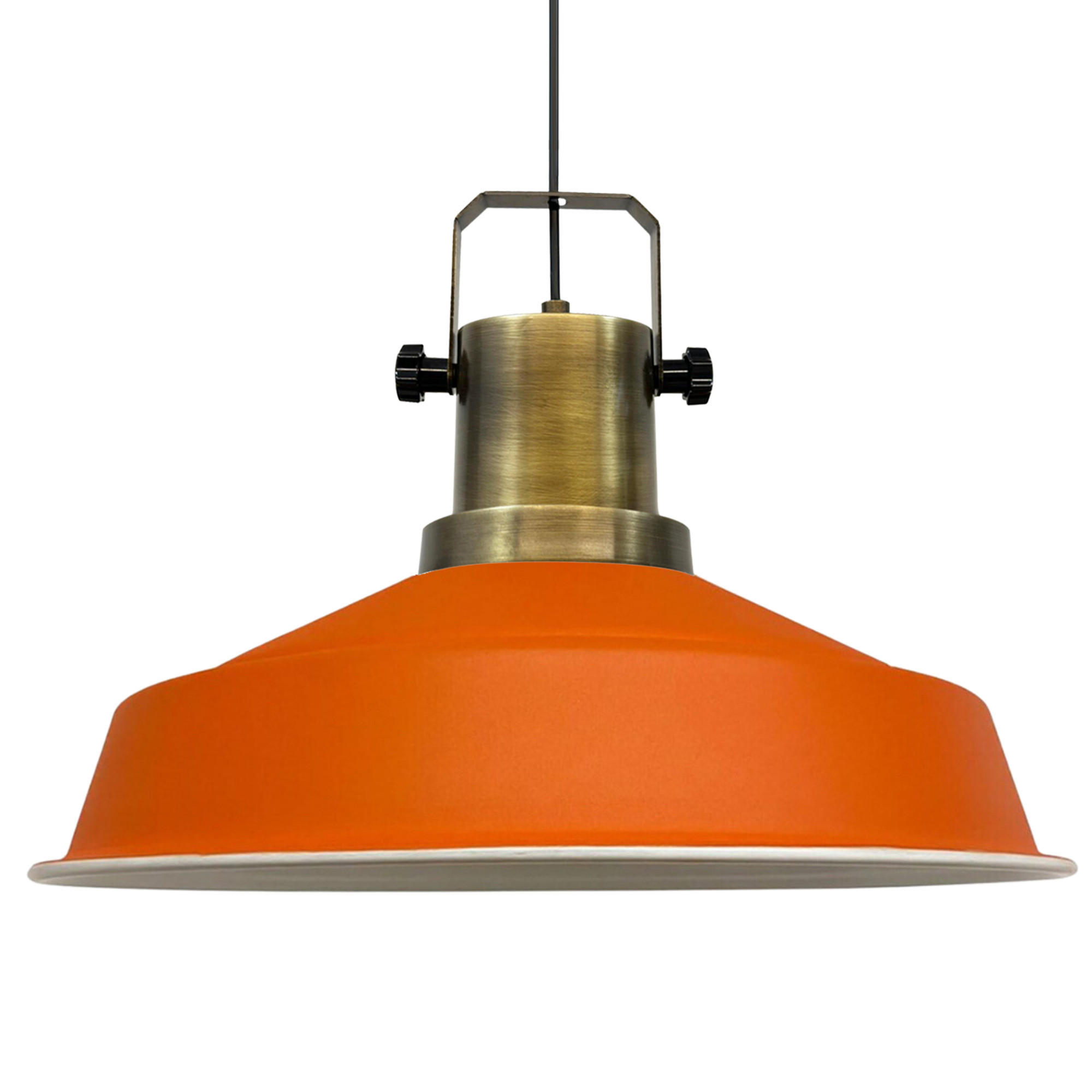 PENDELLEUCHTE Asletl Metall 41/28 cm - Orange, Metall (41/28cm) - Bamyum