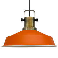 PENDELLEUCHTE Asletl Metall 41/28 cm - Orange, Metall (41/28cm) - Bamyum