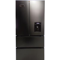 SIDE-BY-SIDE-KÜHLSCHRANK KS 80420 RS N, 83.6 cm breit, No Frost 506 l - Schwarz, Metall (83.6/183/70.6cm) - Kaiser Küchengeräte