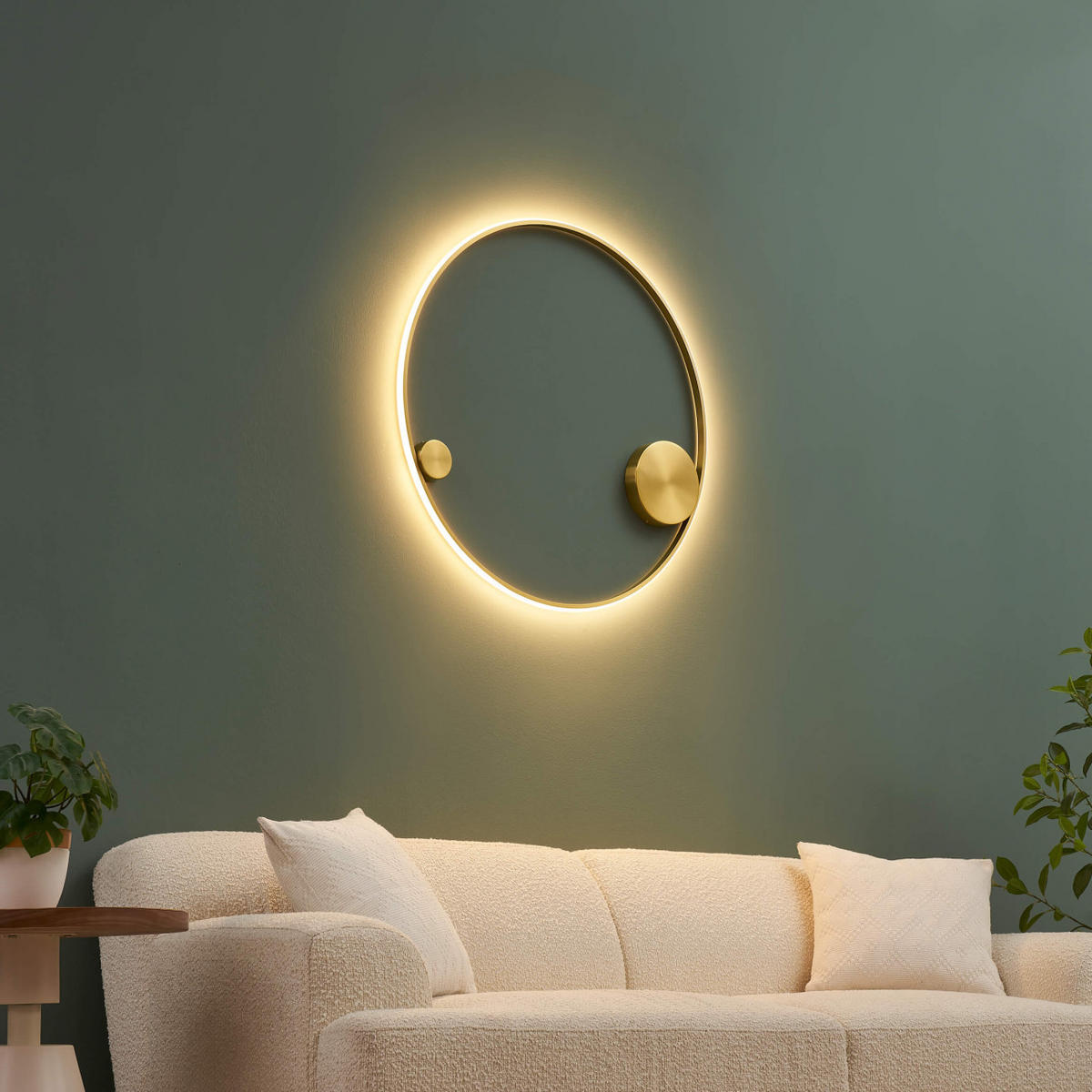 DECKENLEUCHTE Ceira, Messing, 3cm - Goldfarben, Metall (3/80/80cm) - KOSILUM