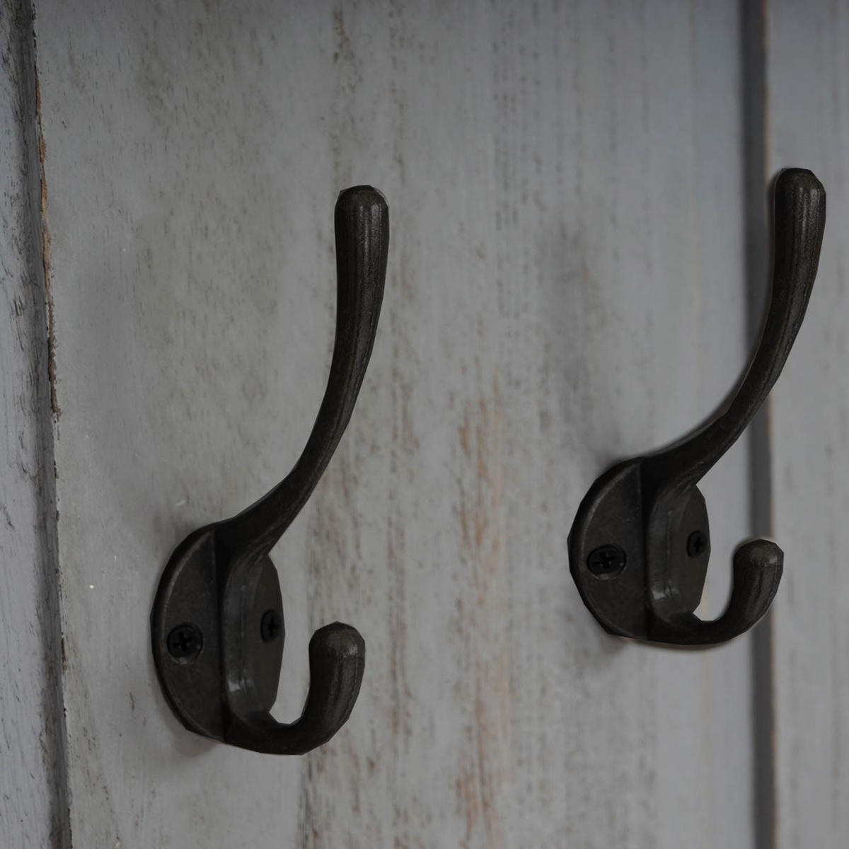 WANDGARDEROBE Grau 2er-Set - Grau, Holz (28/109/5cm) - MCW