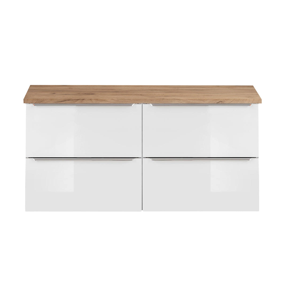 WASCHTISCHUNTERSCHRANK 120.4cm April Weiß - Weiß, Holzwerkstoff (120.4/59/46cm) - Petits-meubles