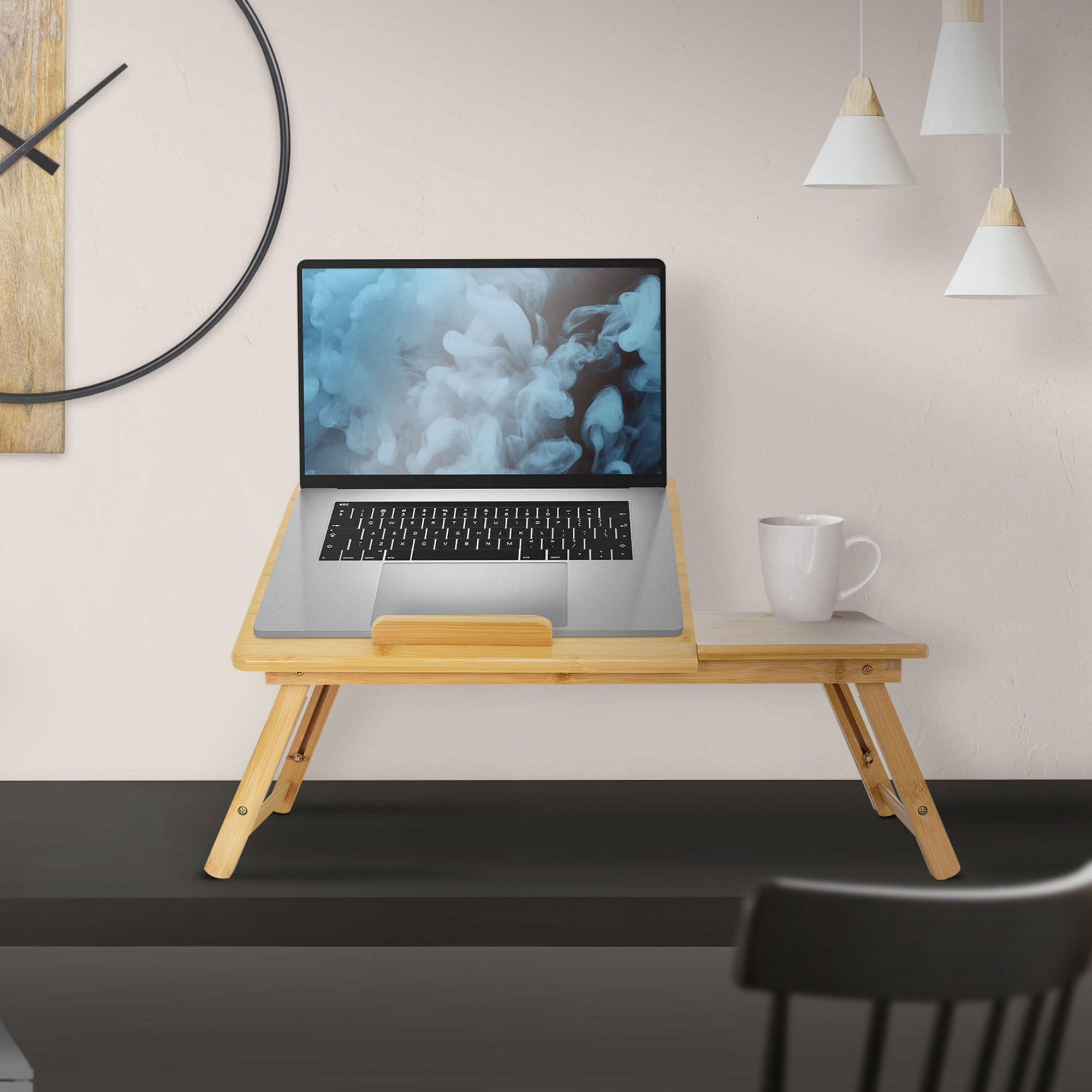 Thumbnail - Ml-Design Laptoptisch, Natur, Holz, 34.5x26.5x74 cm, Arbeitszimmer, Schreibtische, Computertische