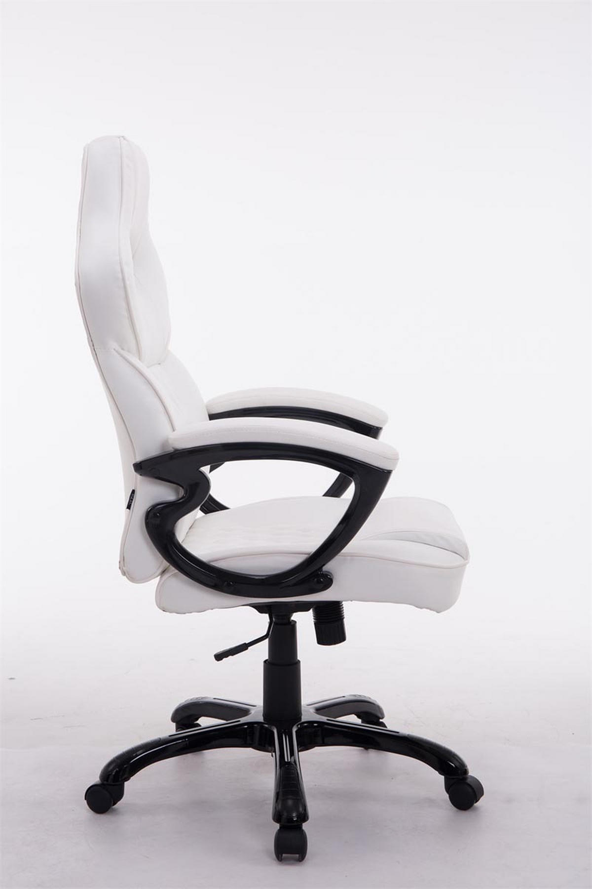 BÜROSTUHL Bigo 180, Kunstleder Weiß - Weiß, Kunststoff/Textil (66/124/72cm) - TPFLiving