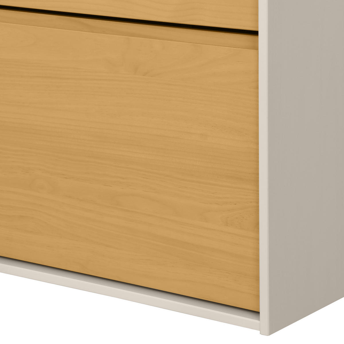 MASSIVE SCHUHKOMMODE - Pinie / Kaschmir - Kaschmir/Pinienfarben, Holz (80/106/35cm) - home24