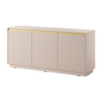 SIDEBOARD MAESTRO 154/72/39cm 3 Türen Beige - Beige, Holzwerkstoff (154/72/39cm) - MASSENO