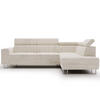 ECKSOFA Berona Beige Rechts - Beige, Holz/Textil (255/190cm) - Graingold