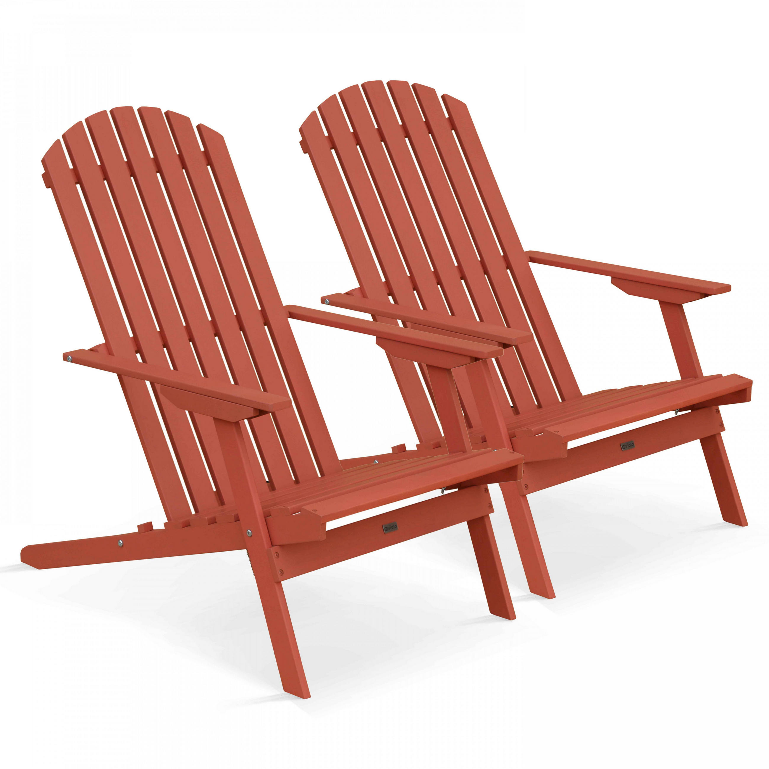 Oviala Klappsessel Rot 84x95x59 cm