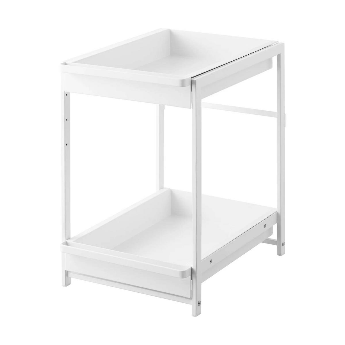 SPÜLSCHRANK-REGAL Tower weiß 42/30/45 cm - Weiß, Metall (30/45/42cm) - Yamazaki
