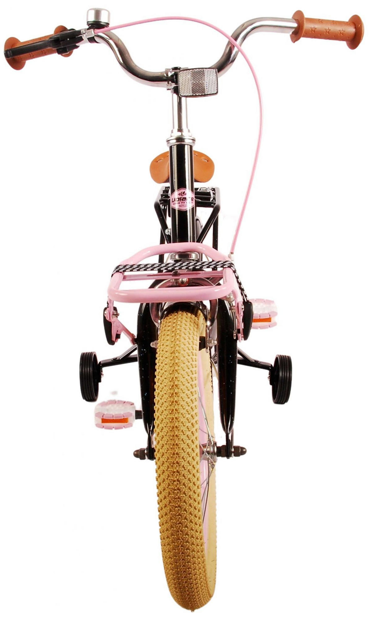 KINDERFAHRRAD Excellent - Mädchen - 16 Zoll - Rücktritt + Handbremse - Schwarz - Schwarz, Metall (65cm) - TPFSports