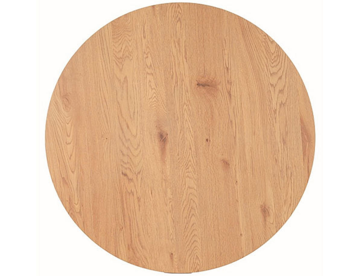 ESSTISCH Colt Eiche / schwarz 120 cm / 120 cm / 76 cm - Schwarz/Braun, Holz/Holzwerkstoff (120/120/76cm) - Feldmann-Wohnen