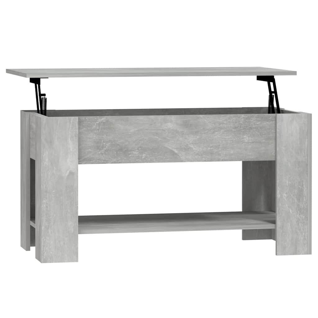 vidaXL Couchtisch Hellgrau 101x52x49 cm