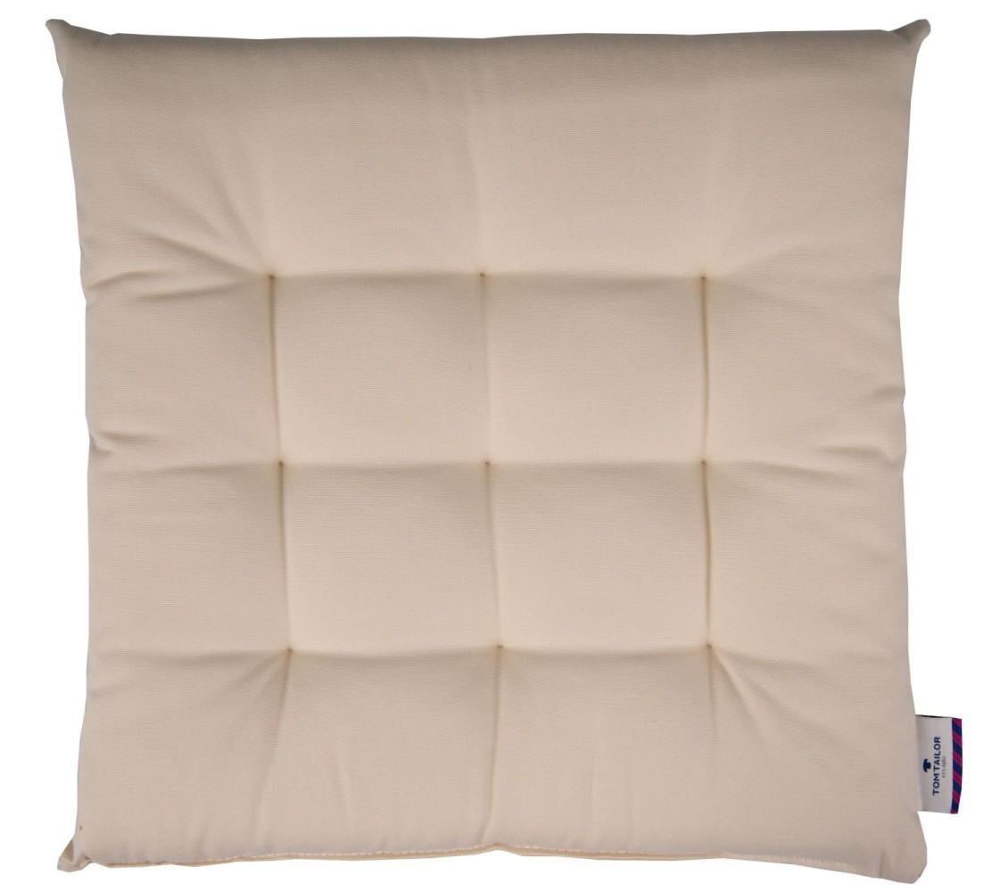 ZIERKISSENHÜLLE Dove creme 40x40cm - Creme, Textil (40/40cm) - Tom Tailor