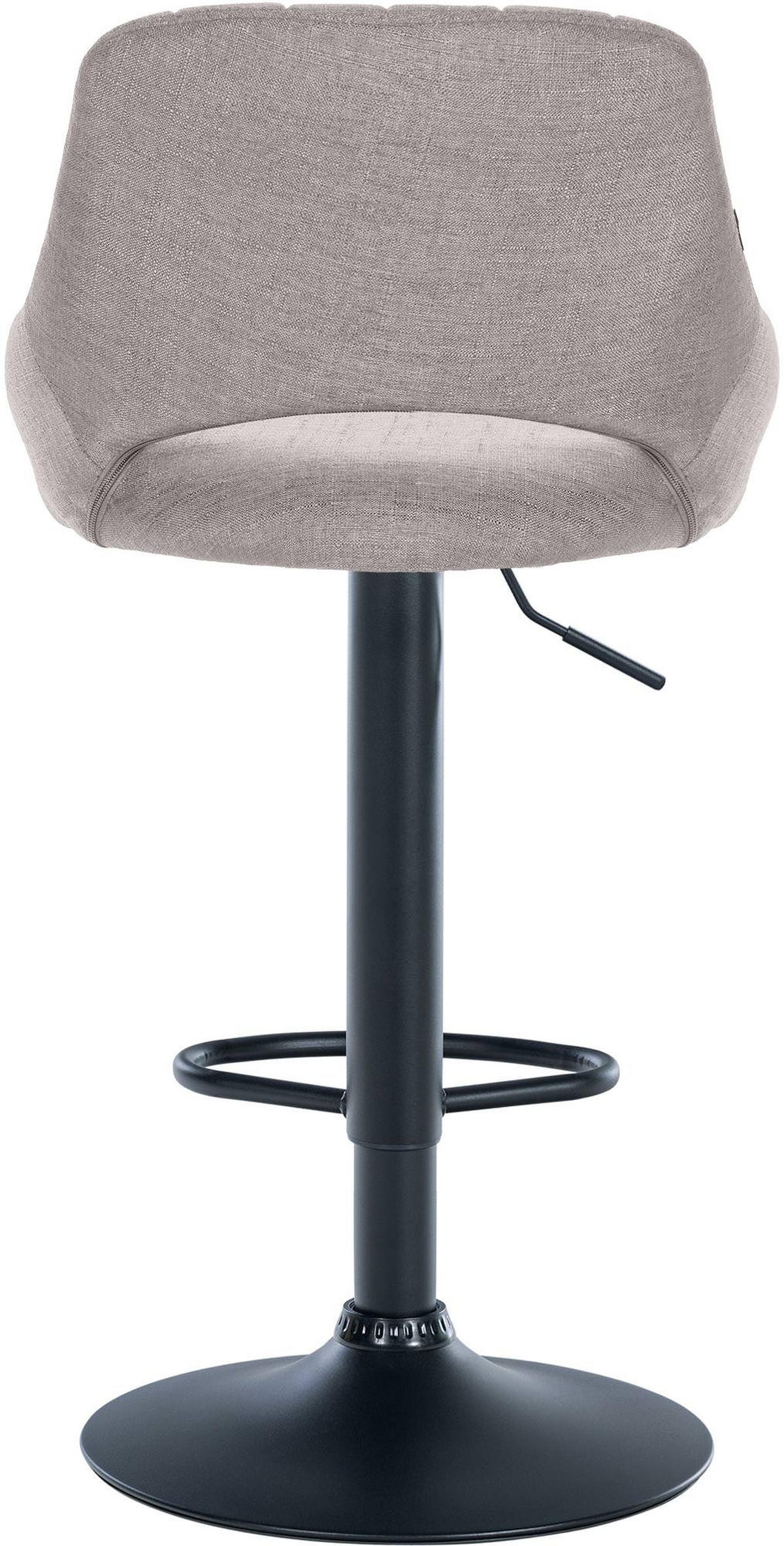 BARHOCKER 2er Set Stoff grau - Grau, Textil (47/85/48cm) - CLP