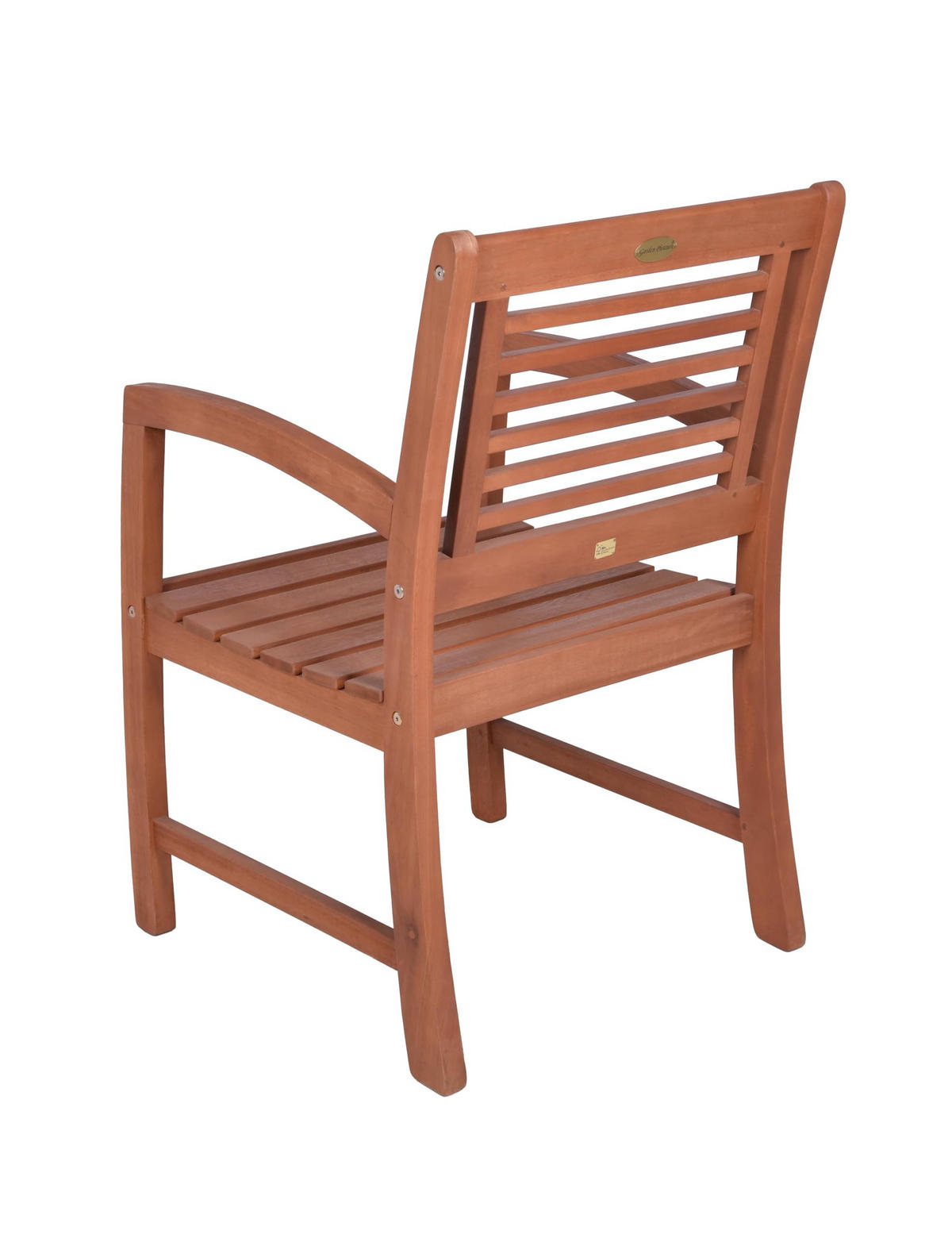 GARTENSTUHL Fulda Relaxsessel - Braun, Holz (56/90/59cm) - DELUKE