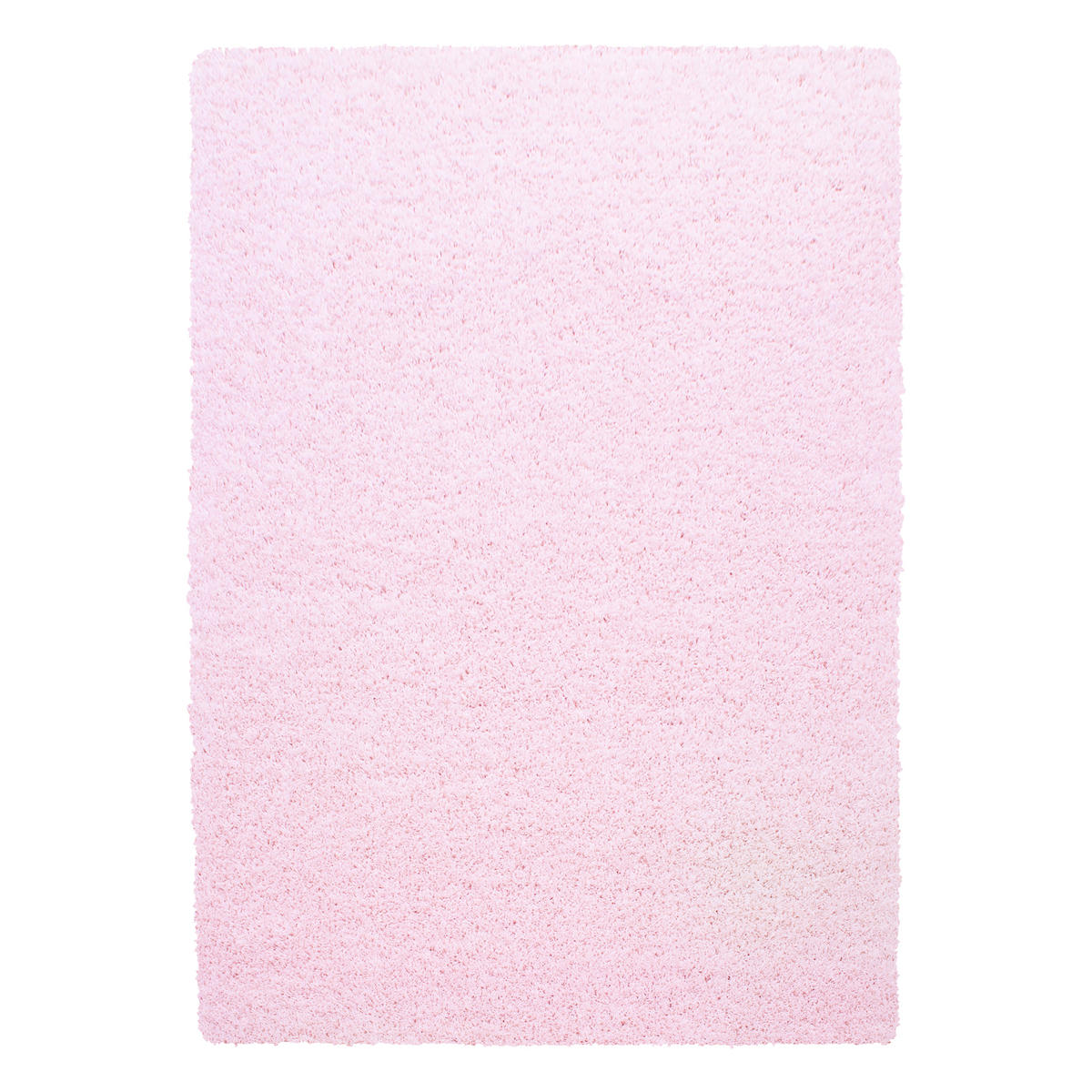 TEPPICH Hochflor Unifarben Polypropylen Wohnzimmer Shaggy Pink Läufer 60x110 - Rosa, Textil (60/110cm) - KADIMA DESIGN