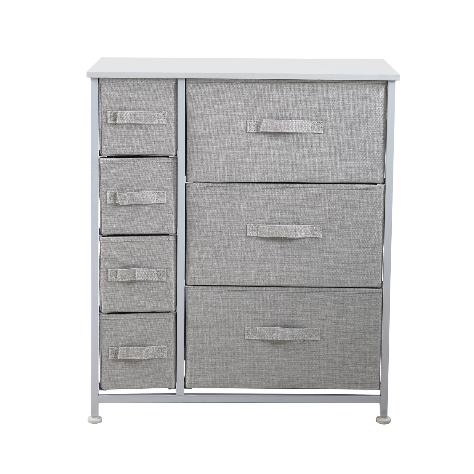 METALLREGAL ARI - Grau, Metall (63/73/30cm) - SVITA