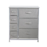 METALLREGAL ARI - Grau, Metall (63/73/30cm) - SVITA