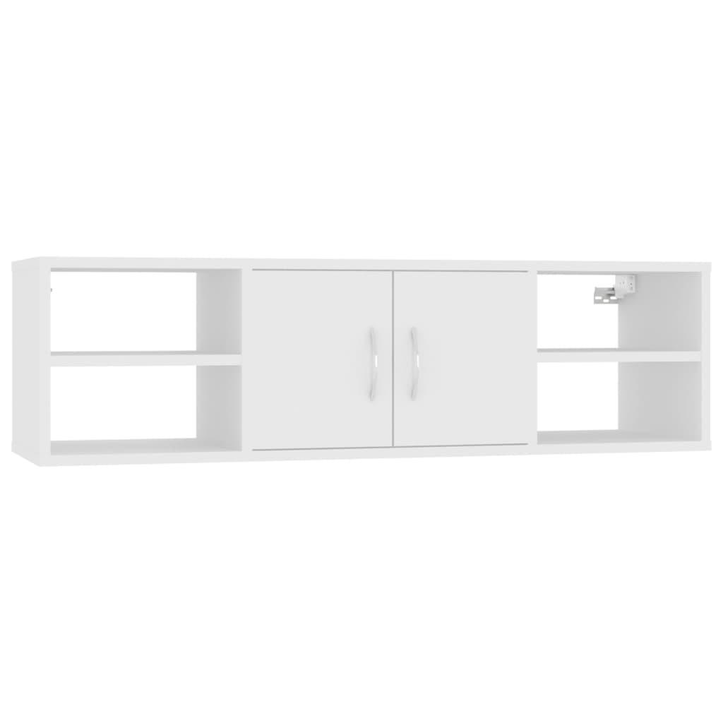 vidaXL Hängeelement Weiß 102x29x30 cm