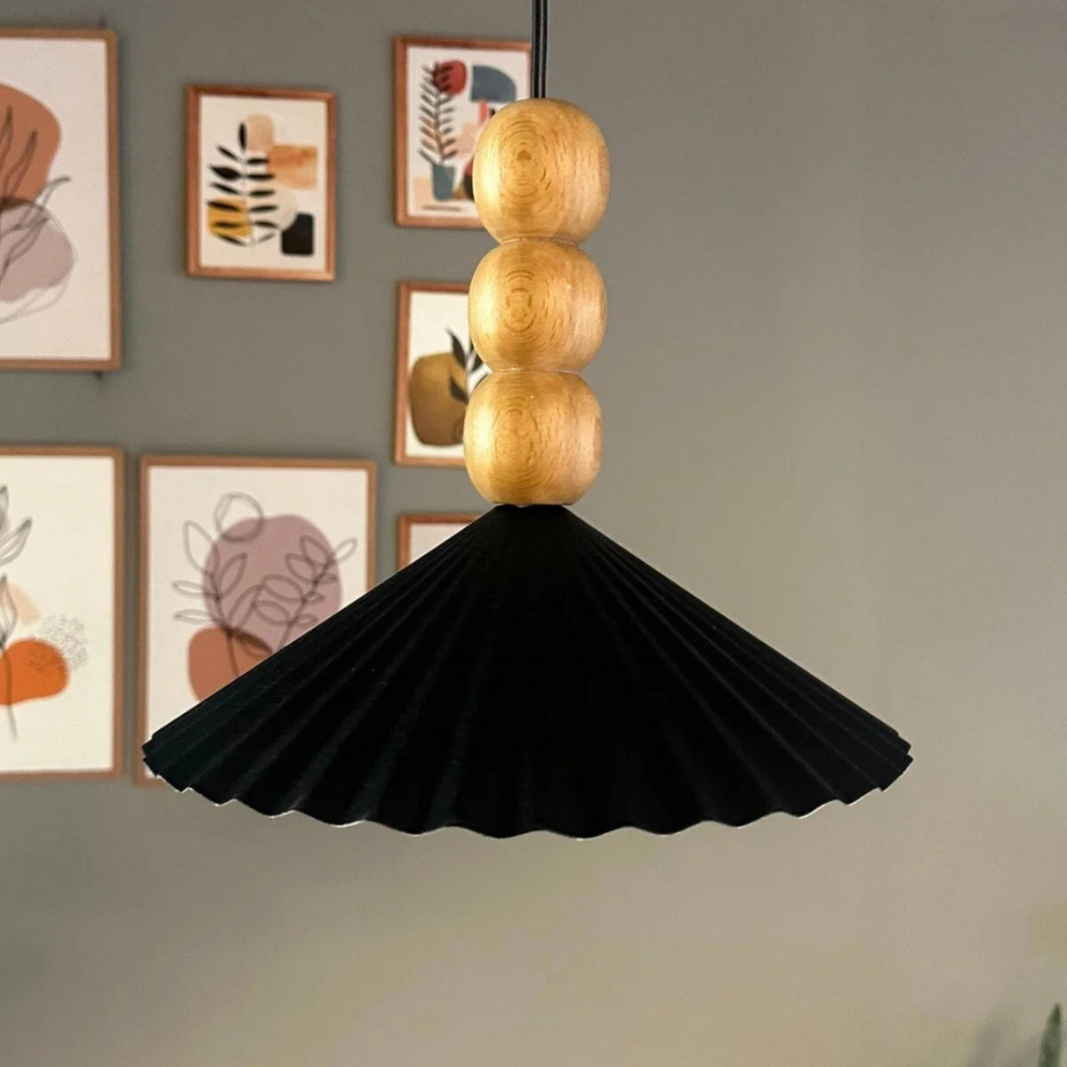 PENDELLEUCHTE WMAvilla - Schwarz, Metall (25/25/16cm) - Bamyum
