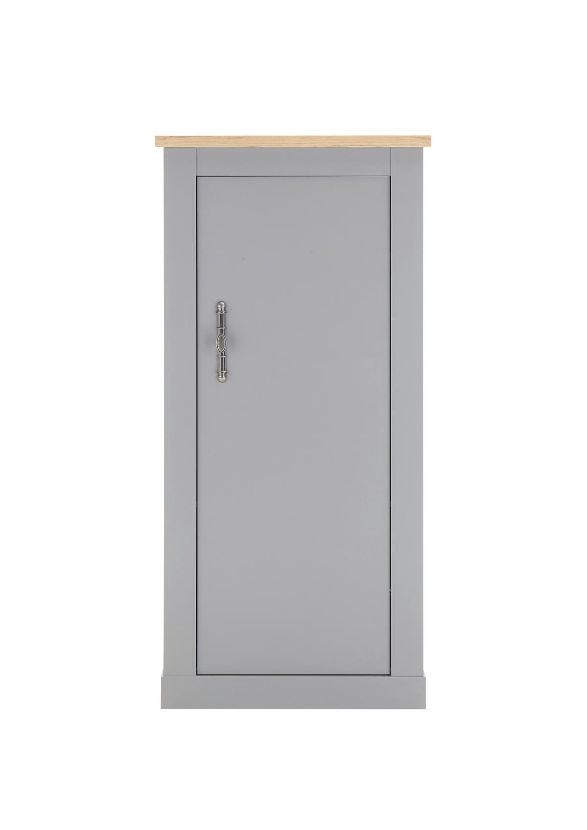 KOMMODE C14 Light Gray & Artisan Eiche 68x142x37 cm Landhaus - Grau, Holzwerkstoff (68/142/37cm) - Livojo