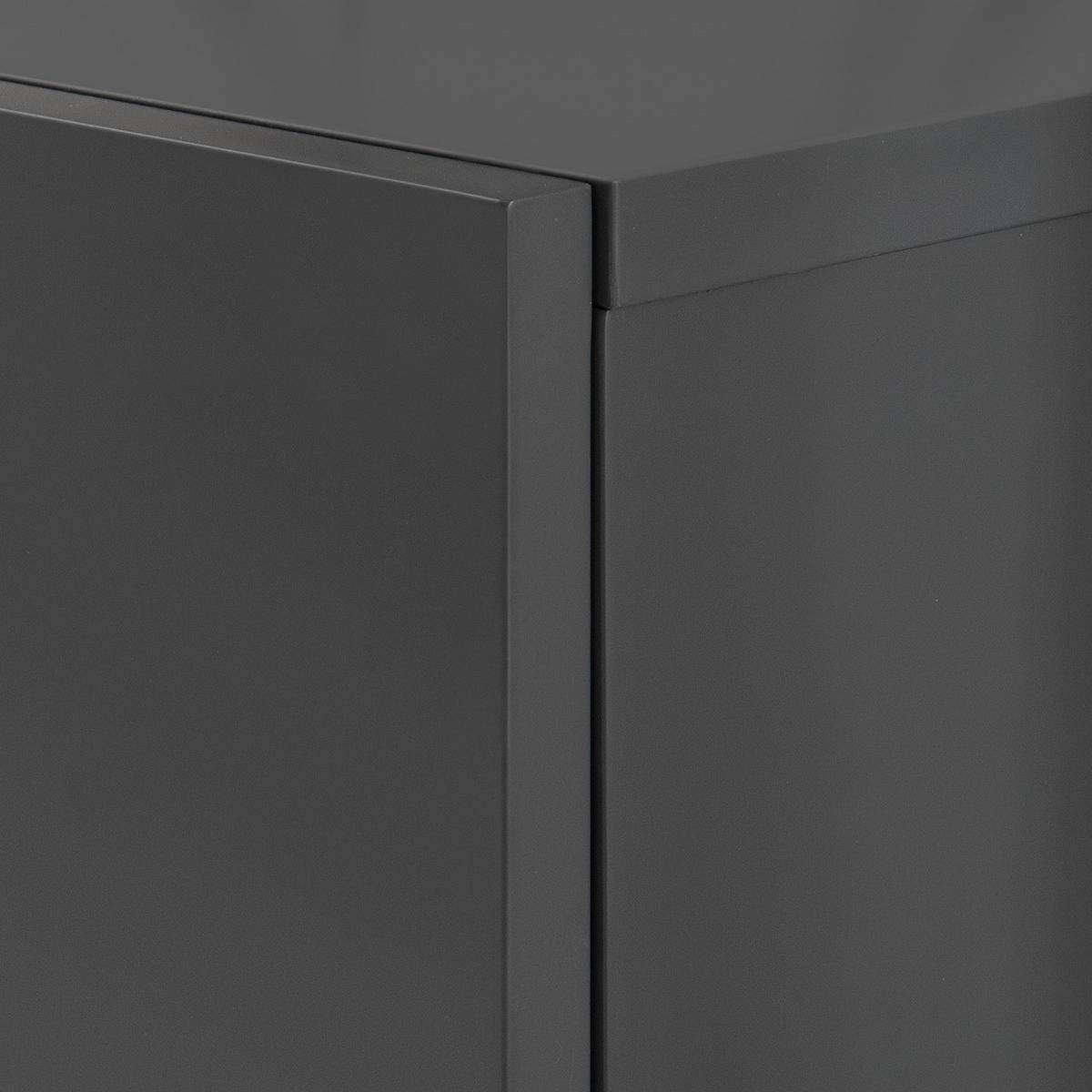 SIDEBOARD - Breite 150 cm - Eichefarben/Grau, Holzwerkstoff (150/72/40cm) - home24