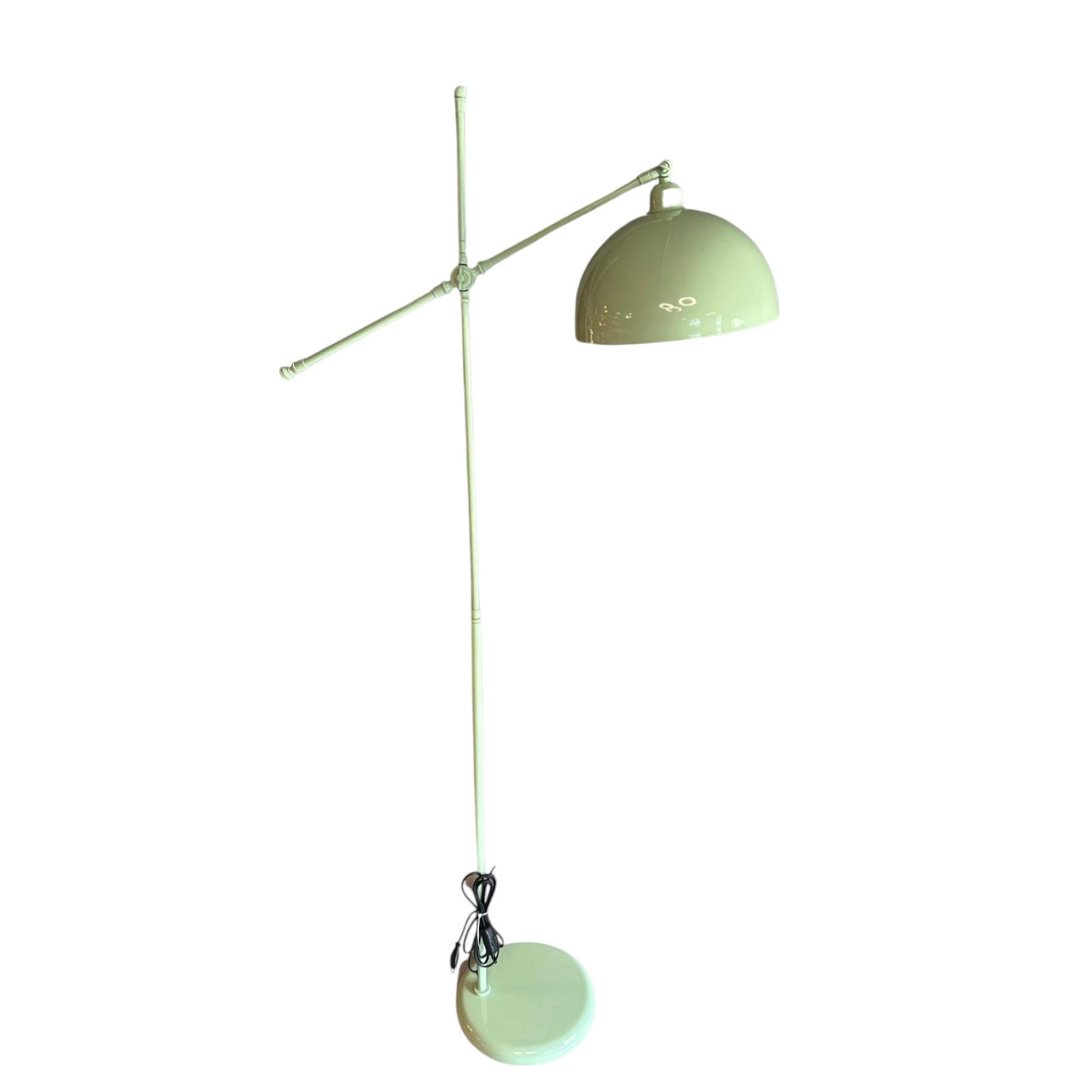 STEHLAMPE Stelan aus Metall mit E27, verstellbarer Lampenschirm - Mintgrün, Metall (37/37/171cm) - Bamyum